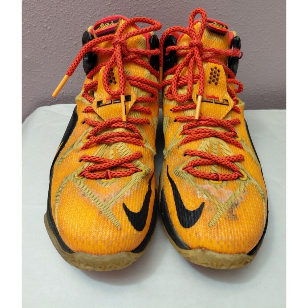 Nike Lebron 12 CLE Cleaveland Witness Men's Size 8.5- 684593-830 - Picture 2 of 10
